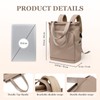 Convertible Laptop Backpack for Women Casual Daypack Notebook Tote Bag