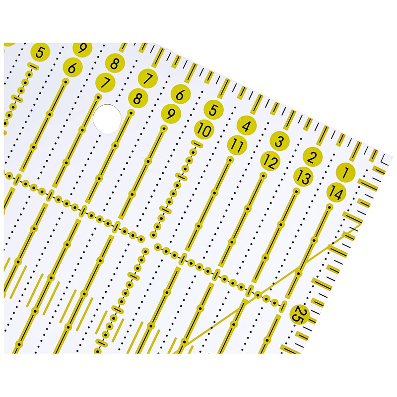 Prym 611307 5-inch Ruler 15 x 30 CM