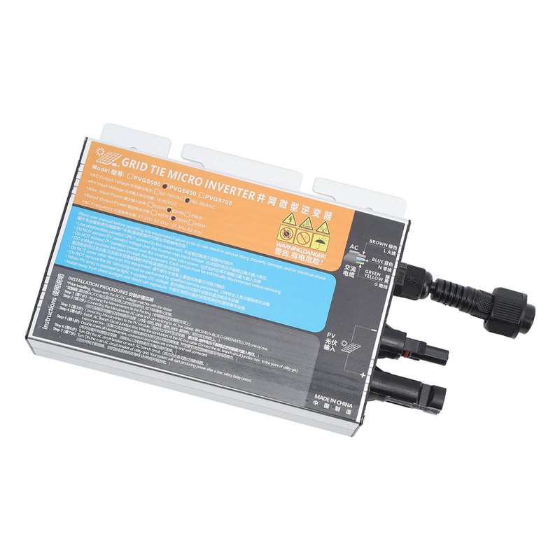 600W Grid Tie Inverter Solar Micro Inverter Power Sine Wave