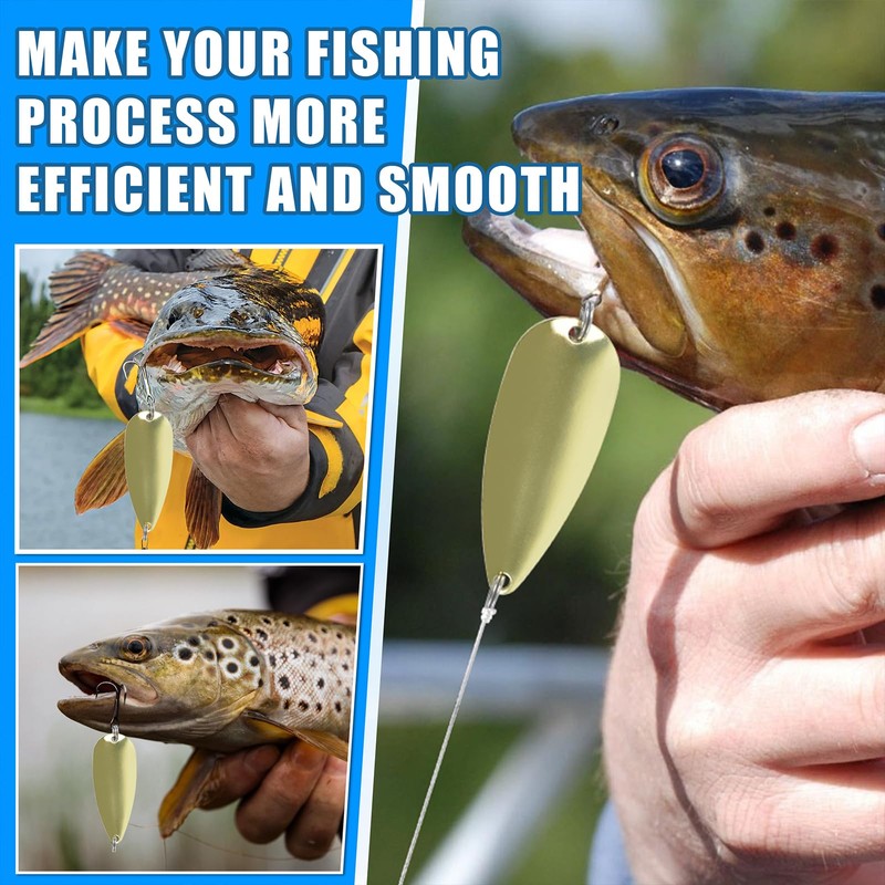 5pcs Fishing Spoon Lures Spinners Baits Hard Metal Jigs Spoon