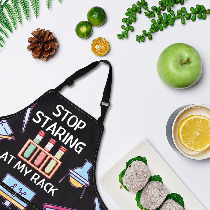PLITI Lab Technician Apron With Pockets Science Lab Apron For