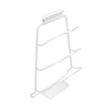 Pot Lid Organizer 30kg Load 3 Lid Capacity S Shaped