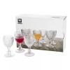 Everest Global Set of 6 Goblet Drinking Glass, 8.5 oz.