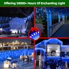 XIKENGSHQ 792 LED Christmas Lights with 176 Drops,82ft 8 Modes