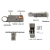 Coax Cable Crimper Kit Coaxial Cable Compression Stripper Tool with