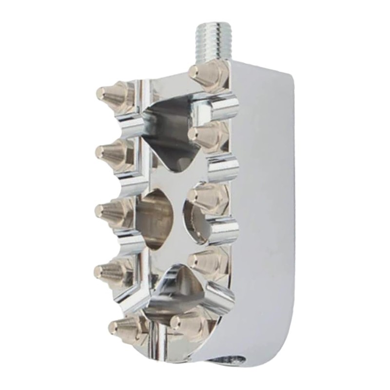 RAGBUSCLE Anti Slip Motorcycle Silver Rivets Shifter Pegs, Motorcycle Gear