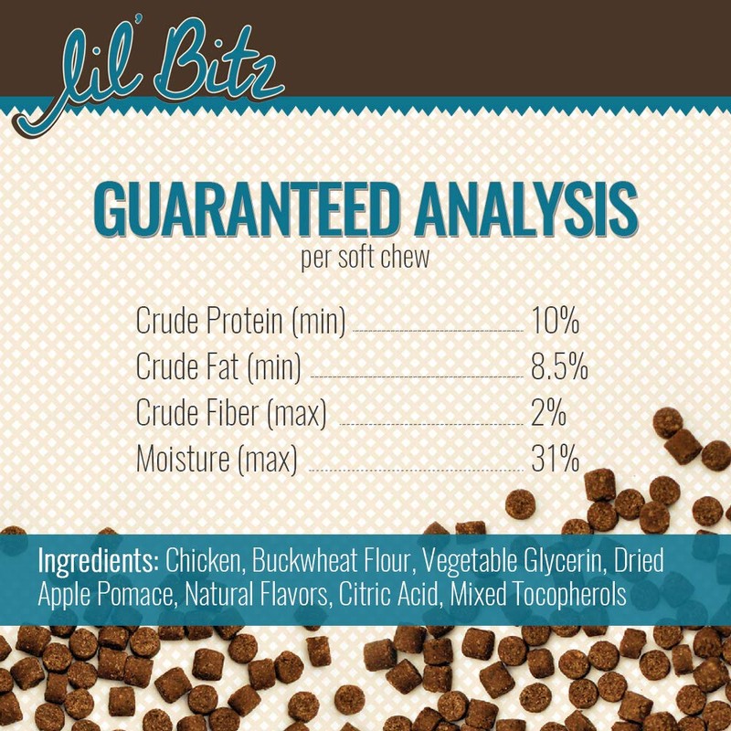 Lil' Bitz Flame Roasted Chicken Training Treats (4 oz)