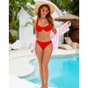 Jolefille Bikini Sets for Women Two Piece Tummy Control Swimsuits