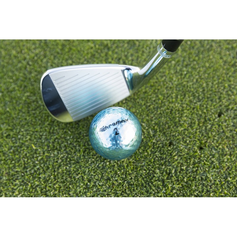 Chromax Metallic M5 カラーゴルフボール (3パックチューブ) ブルー