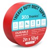 360Tronics Red Duct Tape Heavy-Duty, Waterproof Duct Tapes Tear by