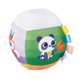 Chicco Soft Electronic Music Ball with Various Fabrics and Labels, Pleasant Music and Melodies 3-36 Months