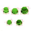 MAD HORNETS 30pcs Motorcycle Green Plastic Hexagon Socket Screw Covers