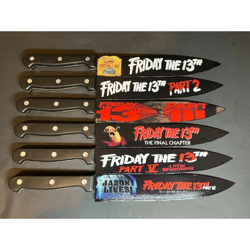 Jason Friday the 13th 1-6 Knife Set