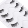 False Eyelashes Half Lashes Natural Look Wispy Mink Lashes zanlufly