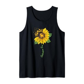 Chihuahua Dad Sunflower Chi-Chi Lover Gifts Dog Daddy Tank Top