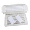 Silicone Loaf Soap Mold Dividers Plastic Partition Clapboard Rectangular White