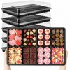 Shellwei 5 Pack 8 Compartments Divided Charcuterie Board with Lid
