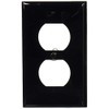 Leviton 1-Gang Duplex Device Receptacle Wallplate, Standard Size, Thermoplastic Nylon,