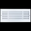 Fits 16x6 Duct Opening 3 Way Fixed Curved Blade Air