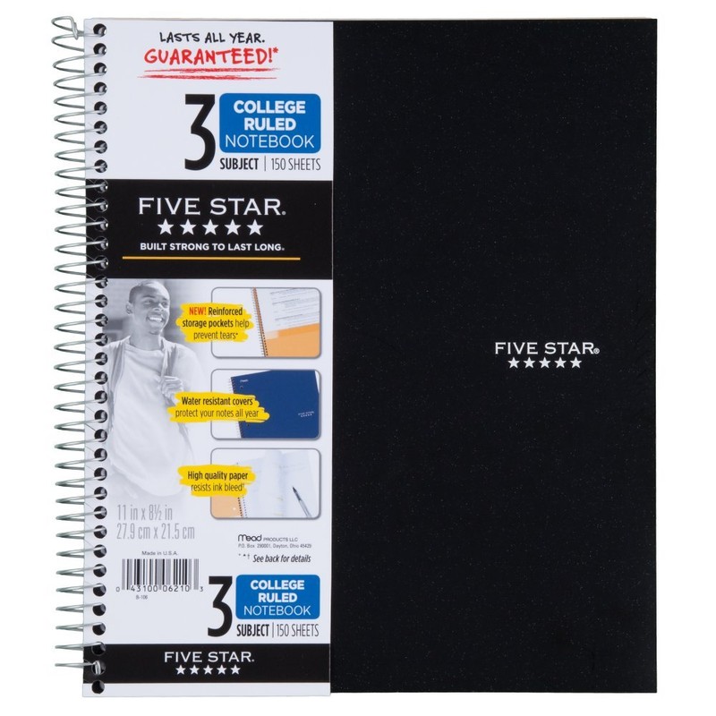 Five Star Wirebound Notebook