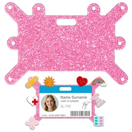 Plifal Badge Buddy Pin Holder - 8 Hole Pins Topper Display Badge Buddy Card Horizontal Nurse Accessories for Nursing Medical Healthcare