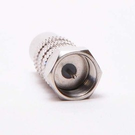 FireFold RCA Female to Coax F-Type Male Adapter – Used to Connect Cables - Nickeled Plated Coxial Cable