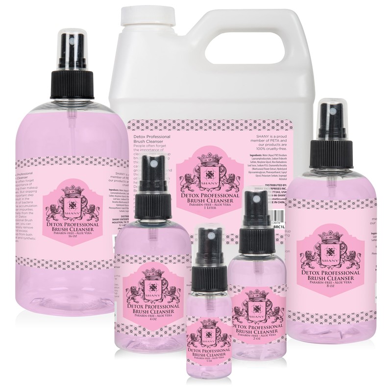 SHANY DETOX Professional Makeup Brush and Sponge Shampoo, Brush Cleanser,