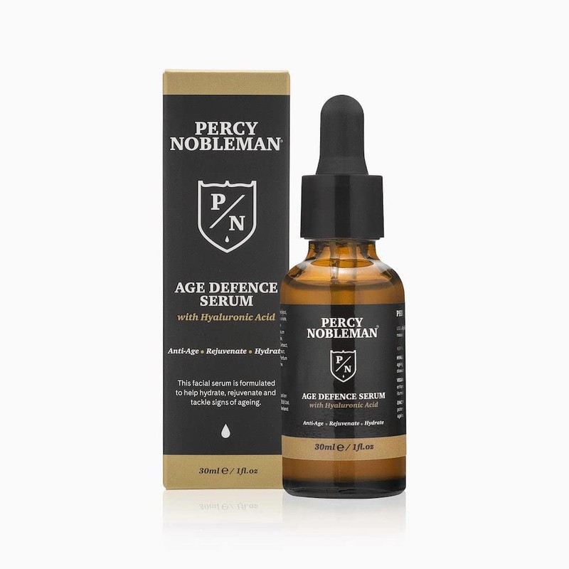 Percy Nobleman Age Defence Serum with Hyaluronic Acid, a face