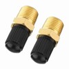 Brass Air Compressor Tank Fill Valve Stable Performance 2Pcs 1/8