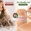 Nissary Soft Chenille Yarn Crochet Kit 4x50g