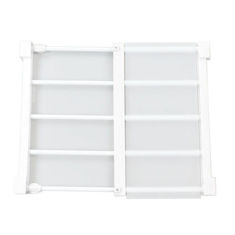 Tension Rod Shelf 14.2 Inch Width Nail Free Expandable Storage