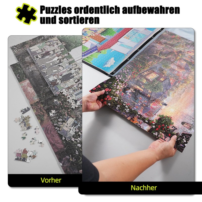 ALL4JIG 500-1000pc Puzzle Storage Folder Binder Keeper for Jigsaw Enthusiasts
