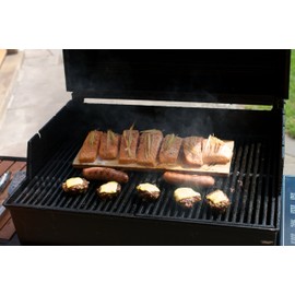 Craycort Preseasoned Cast Iron Cooking Grates for Spirit 210 and Genesis A Gas Grills (Set of 2)