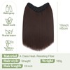 SEGO Clip-In Extensions Like Real Hair, 1 Piece U-Shaped Hair