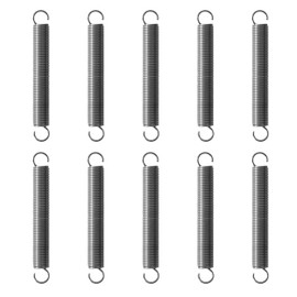 GUNGY Tension Springs with Hooks Stainless Steel Tension Spring 60 mm Outer Diameter 8 mm Wire Diameter 0.9 mm Maximum Tensile Force 1.90 kg 0.9 x 8 x 60 mm Pack of 10