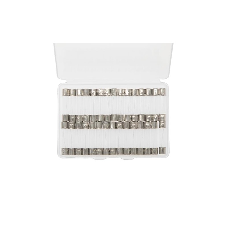 6X30mm Glass Fast-Blow Fuse Tube 0.25A 250V - 30-Pack Electrical