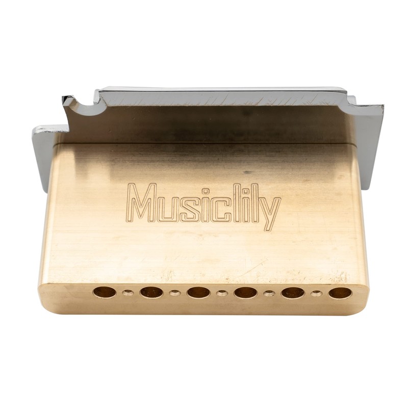 Musiclily Pro 10.5mm Modern 2-Point Support Tremolo Unit Bridge 40mm
