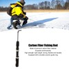 Mini Ice Fishing Rod Carbon Fiber with Ceramic Guide Ring