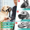 Dog Muzzle with Neoprene Padding, Adjustable, Breathable & Reflective for