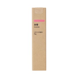 Muji 12826477 Incense Fig Scent, Stick Type, 0.7 x 0.7 x 3.1 inches (1.8 x 1.8 x 7.9 cm), Pack of 12