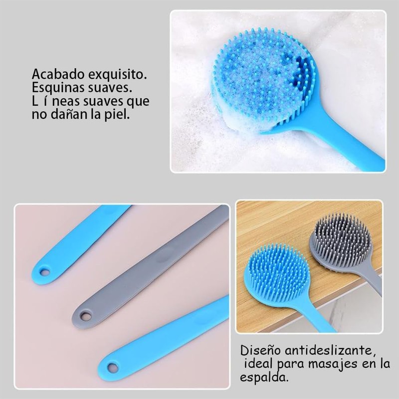 Cepillos de Silicona para Baño 4 en 1 – Cepillo