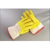 Radnor Large Yellow/White Economy Rubber Palm Coating Wrinkle Finish Canvas