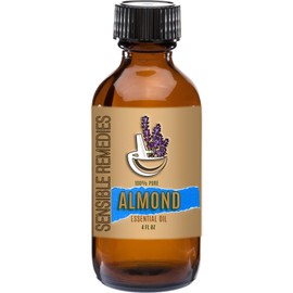 Sensible Remedies Almond Oil 100% Pure and Natural Distilled 4 fl oz