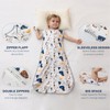 MIKAFEN Pack of 2 Baby Sleeping Bags Summer Sleeveless 0.5
