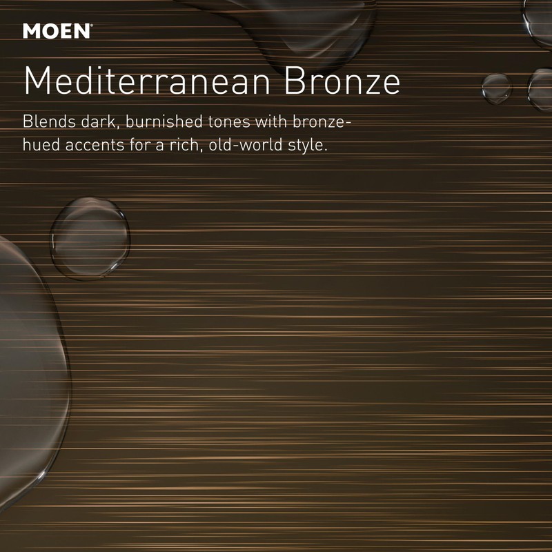 Moen Hydro Energetix Mediterranean Bronze Single Function Handheld Shower Head,