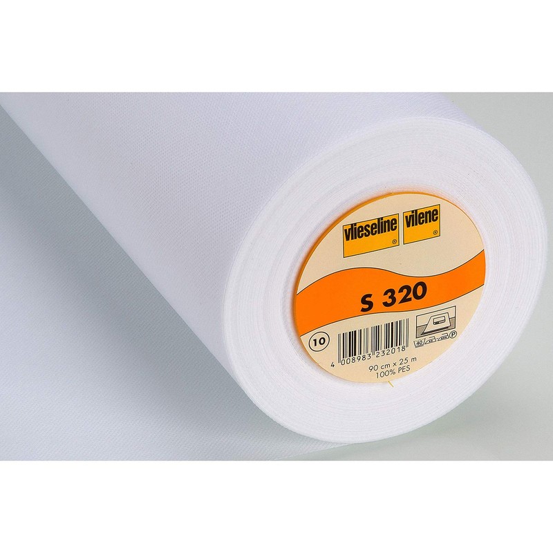 S320 Fixable Interfacing 90 cm White