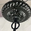 Bieye L10340 Mission Tiffany Style Stained Glass Ceiling Pendant Fixture