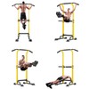 SogesPower Power Tower Dip Station Pull Up Bar for Home
