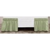 Toodou Easy to Install Wrap Around Bed Skirt Three Fabric