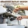 Espresso Coffee Machine Cleaning Brush, 360° Cleaning Push-Up Coffee Maker